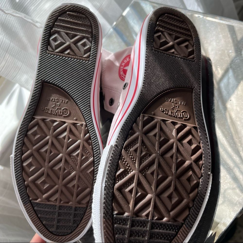 Girls' Converse Chuck Taylor All Star High-Top Sneakers Pink Sizes NIB #660098F - Picture 9 of 11